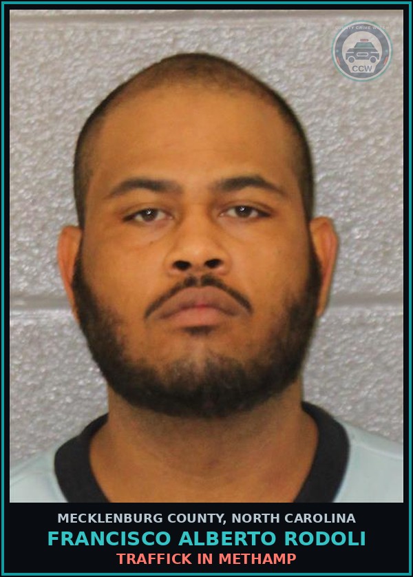 Booking mugshot of FRANCISCO ALBERTO RODOLI in Mecklenburg County