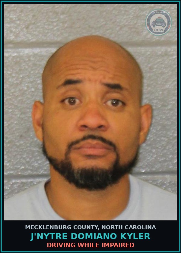Booking mugshot of J'NYTRE DOMIANO KYLER in Mecklenburg County