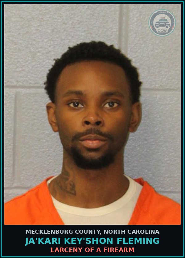 Booking mugshot of JA'KARI KEY'SHON FLEMING in Mecklenburg County