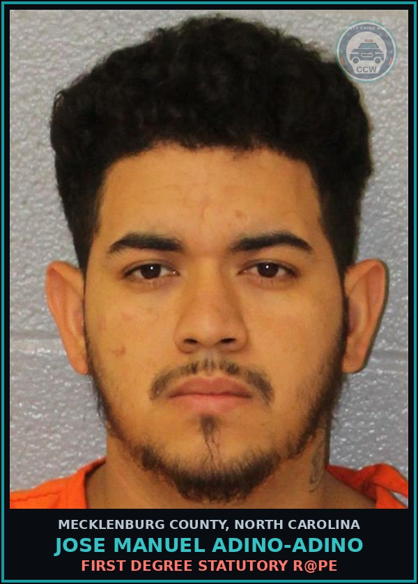 Booking mugshot of JOSE MANUEL ADINO-ADINO in Mecklenburg County