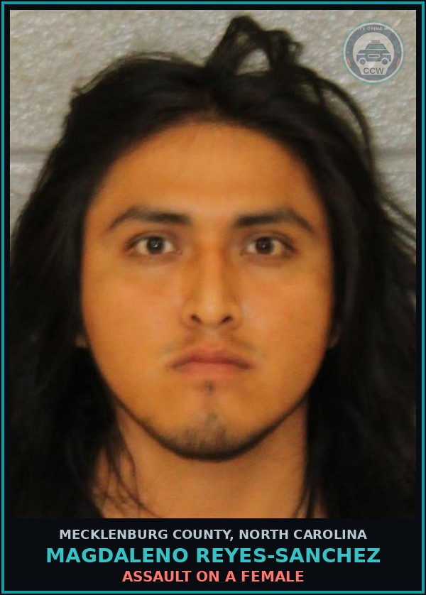 Booking mugshot of MAGDALENO REYES-SANCHEZ in Mecklenburg County