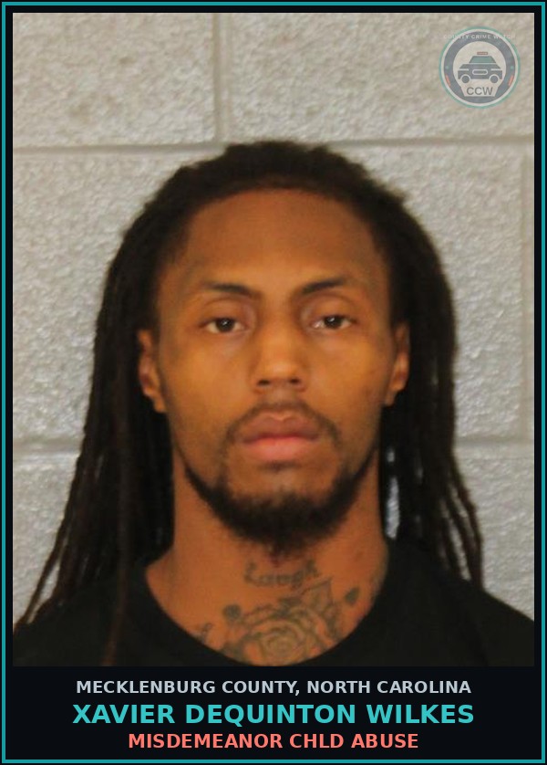 Booking mugshot of XAVIER DEQUINTON WILKES in Mecklenburg County