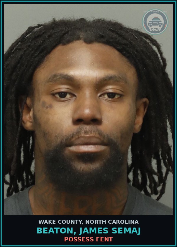 Booking mugshot of Beaton, James Semaj in Wake County