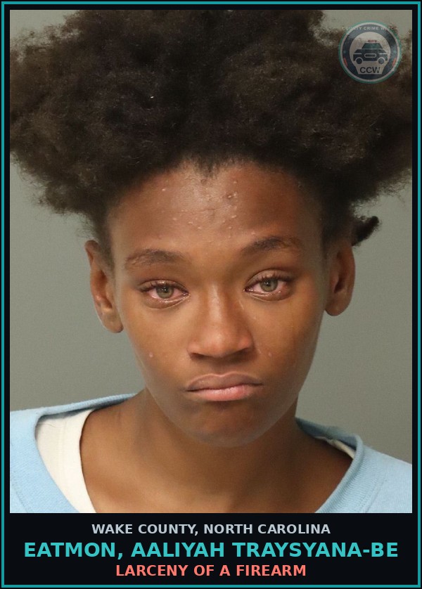 Booking mugshot of Eatmon, Aaliyah Traysyana-Be in Wake County