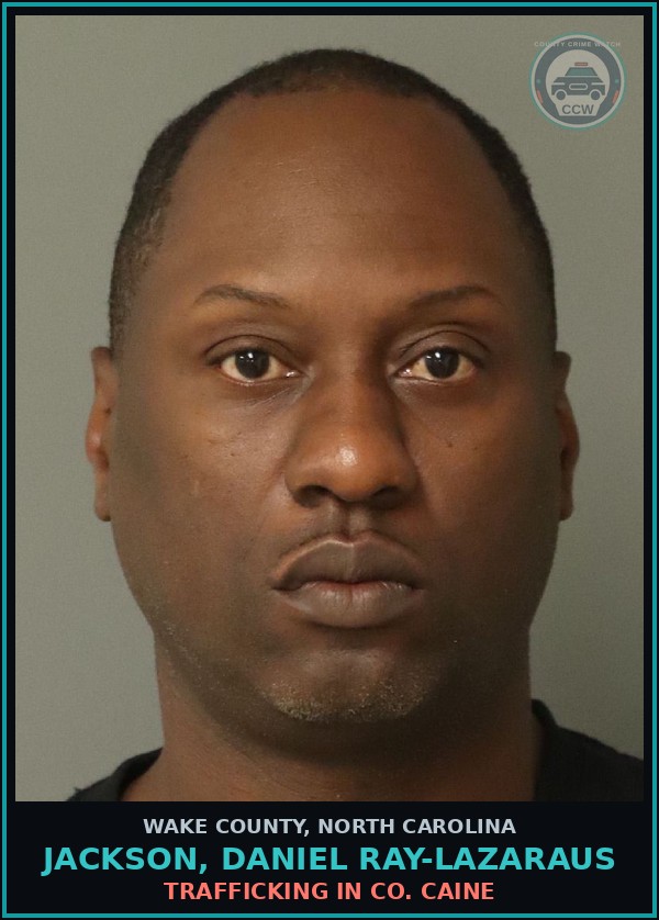 Booking mugshot of Jackson, Daniel Ray-Lazaraus in Wake County