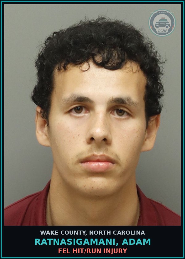 Booking mugshot of Ratnasigamani, Adam in Wake County