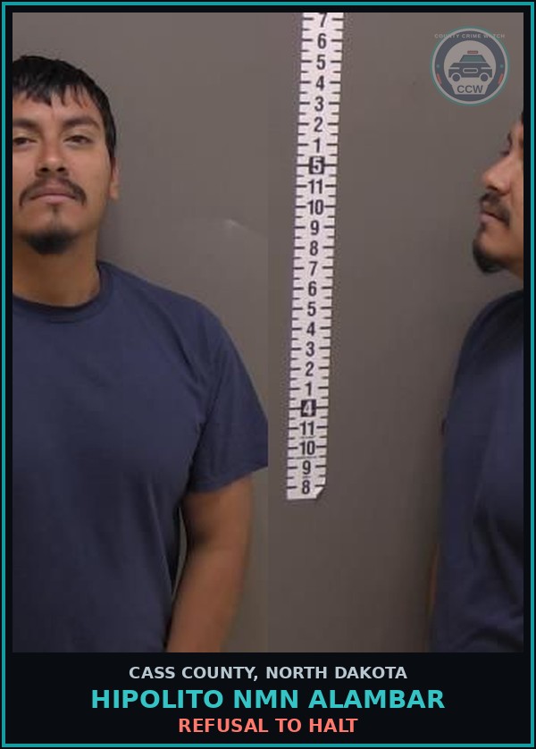 Booking mugshot of Hipolito Nmn Alambar in Cass County