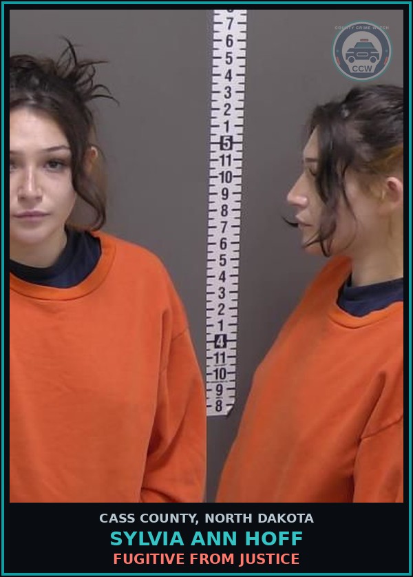 Booking mugshot of Sylvia Ann Hoff in Cass County