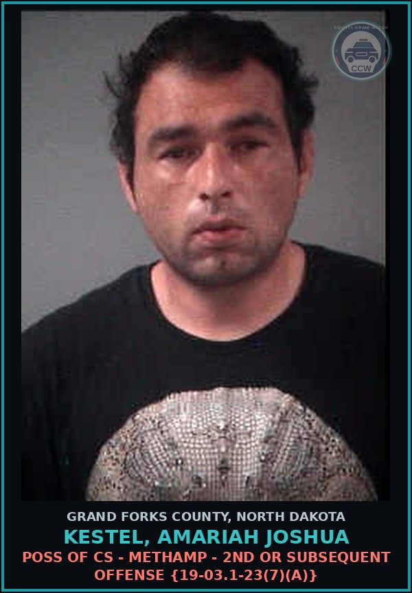 Booking mugshot of Kestel, Amariah Joshua in Grand Forks County