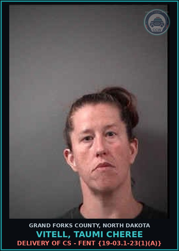 Booking mugshot of Vitell, Taumi Cheree in Grand Forks County