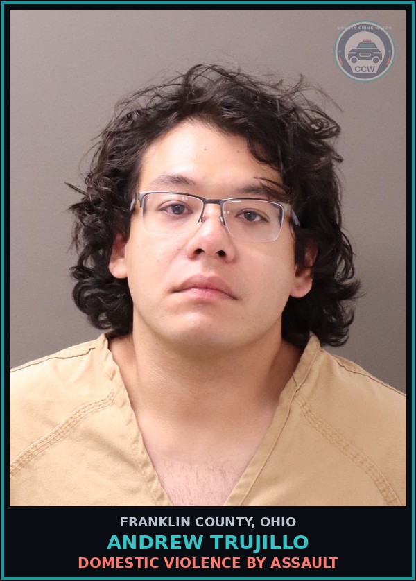 Booking mugshot of Andrew Trujillo in Franklin County