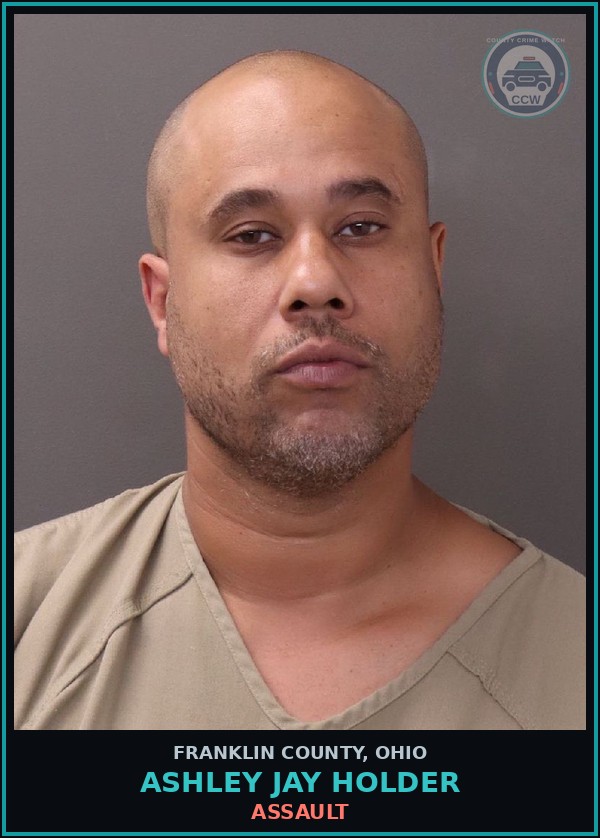 Booking mugshot of Ashley Jay Holder in Franklin County