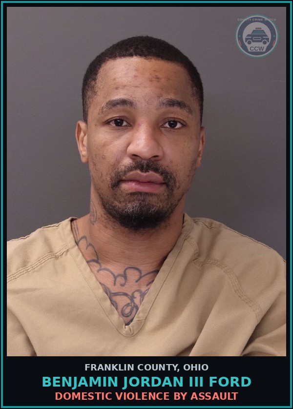 Booking mugshot of Benjamin Jordan Iii Ford in Franklin County