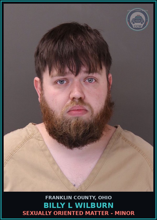 Booking mugshot of Billy L Wilburn in Franklin County