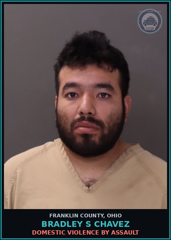 Booking mugshot of Bradley S Chavez in Franklin County