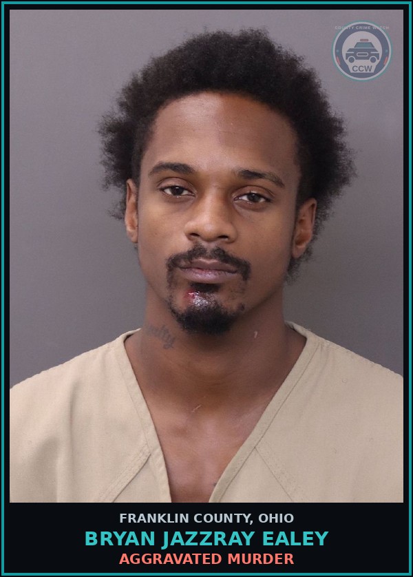 Booking mugshot of Bryan Jazzray Ealey in Franklin County