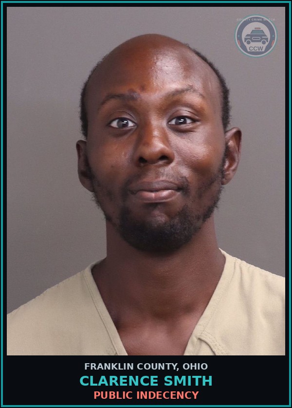 Booking mugshot of Clarence Smith in Franklin County
