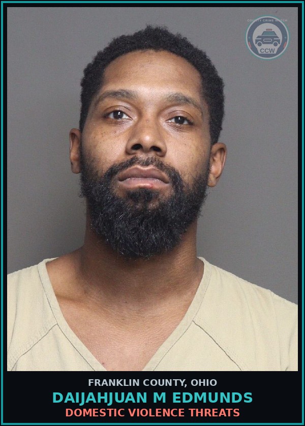 Booking mugshot of Daijahjuan M Edmunds in Franklin County