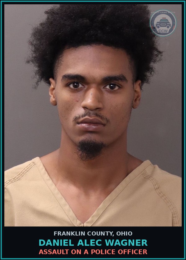 Booking mugshot of Daniel Alec Wagner in Franklin County