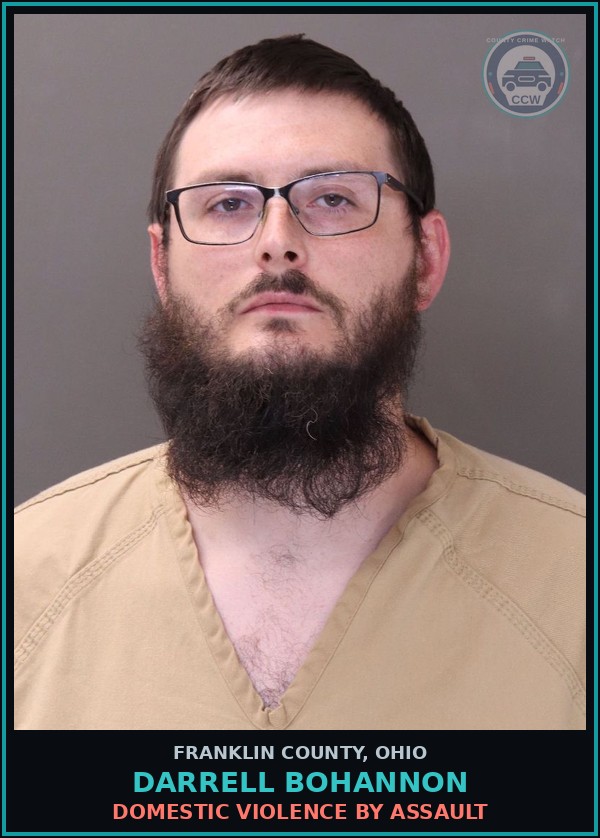 Booking mugshot of Darrell Bohannon in Franklin County