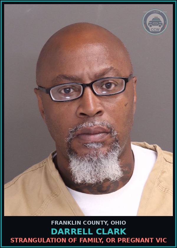Booking mugshot of Darrell Clark in Franklin County