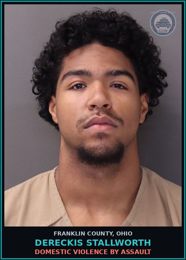 Booking mugshot of Dereckis Stallworth in Franklin County