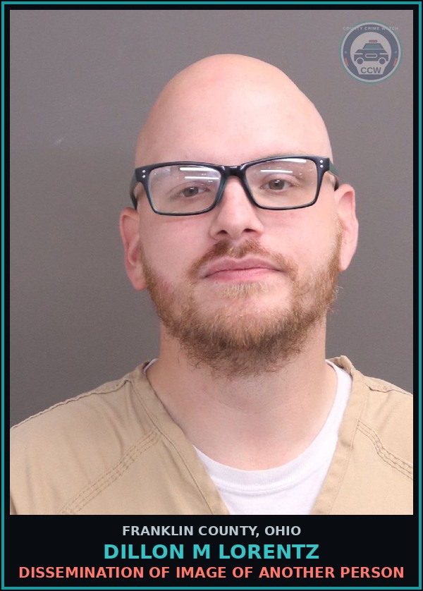 Booking mugshot of Dillon M Lorentz in Franklin County