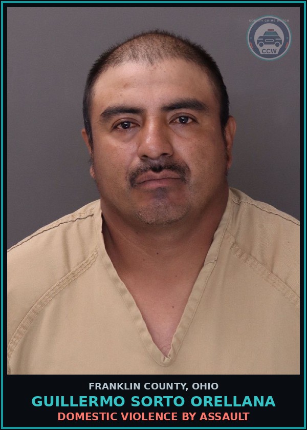 Booking mugshot of Guillermo Sorto Orellana in Franklin County
