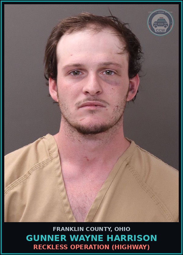 Booking mugshot of Gunner Wayne Harrison in Franklin County