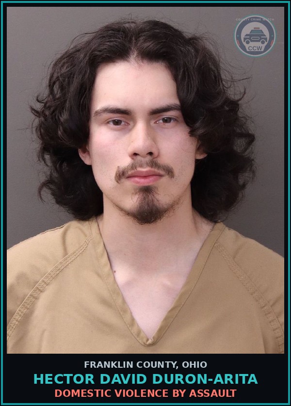 Booking mugshot of Hector David Duron-Arita in Franklin County