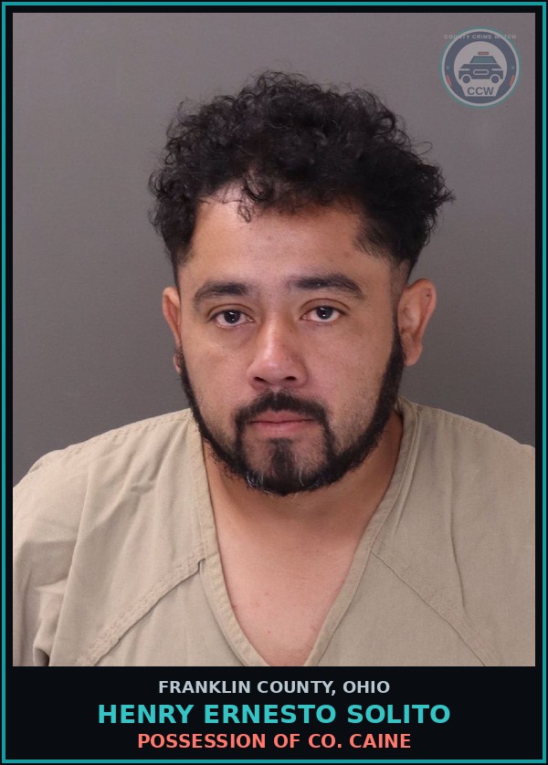 Booking mugshot of Henry Ernesto Solito in Franklin County