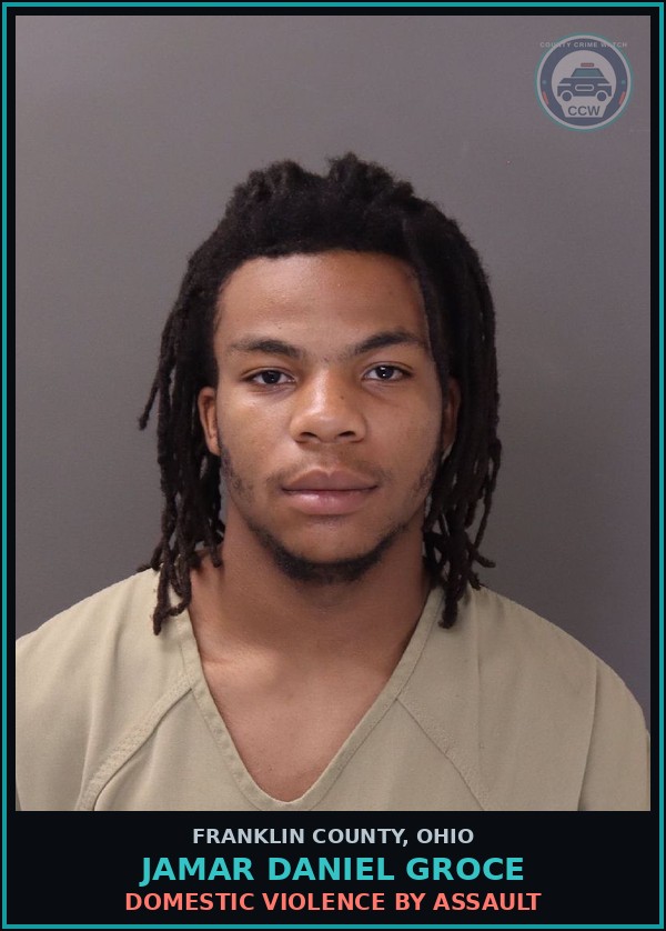 Booking mugshot of Jamar Daniel Groce in Franklin County
