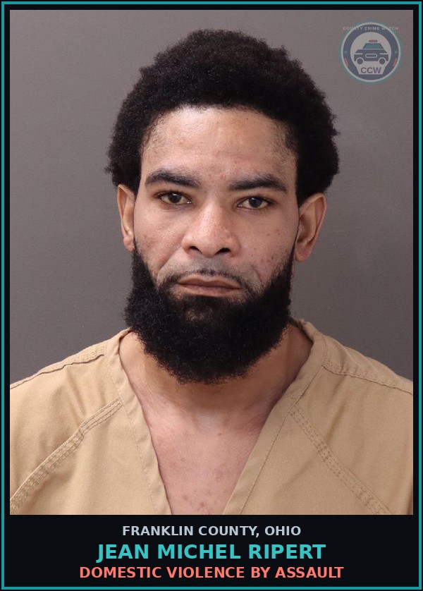 Booking mugshot of Jean Michel Ripert in Franklin County