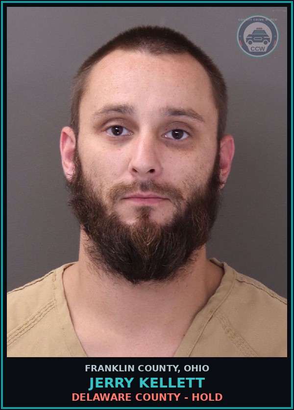 Booking mugshot of Jerry Kellett in Franklin County