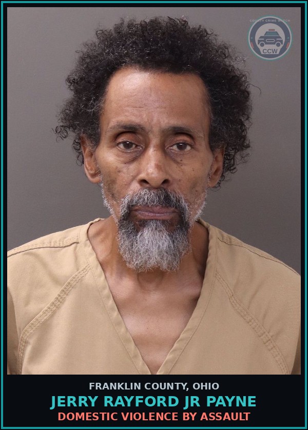 Booking mugshot of Jerry Rayford Jr Payne in Franklin County