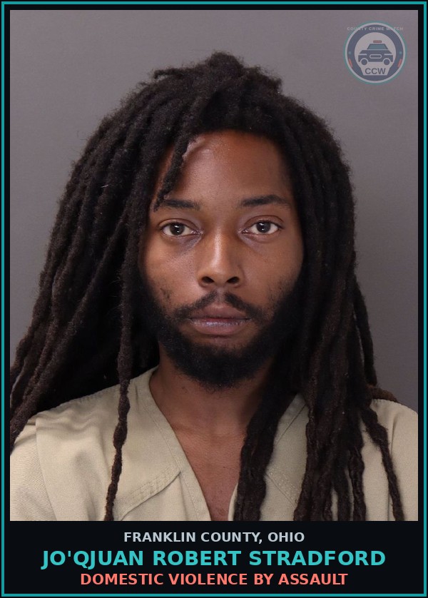 Booking mugshot of Jo'Qjuan Robert Stradford in Franklin County