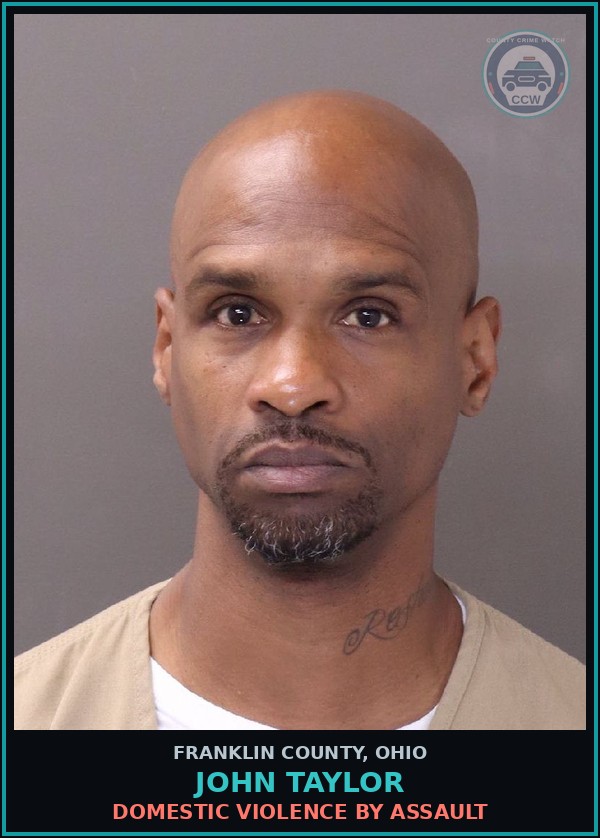 Booking mugshot of John Taylor in Franklin County