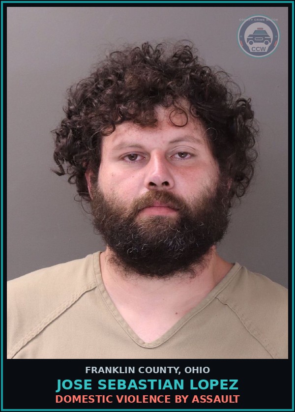Booking mugshot of Jose Sebastian Lopez in Franklin County