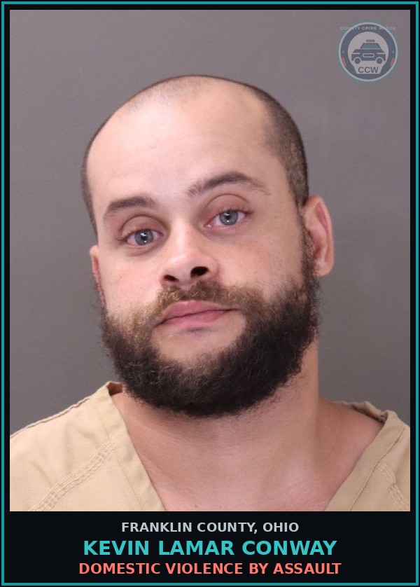 Booking mugshot of Kevin Lamar Conway in Franklin County