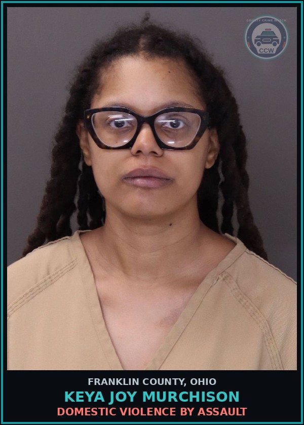 Booking mugshot of Keya Joy Murchison in Franklin County