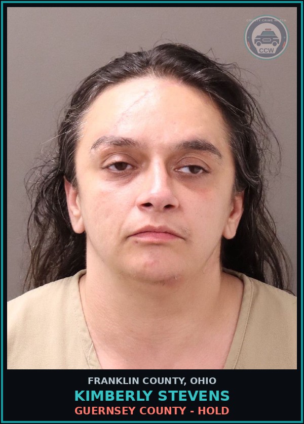 Booking mugshot of Kimberly Stevens in Franklin County