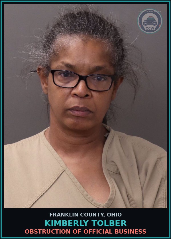 Booking mugshot of Kimberly Tolber in Franklin County