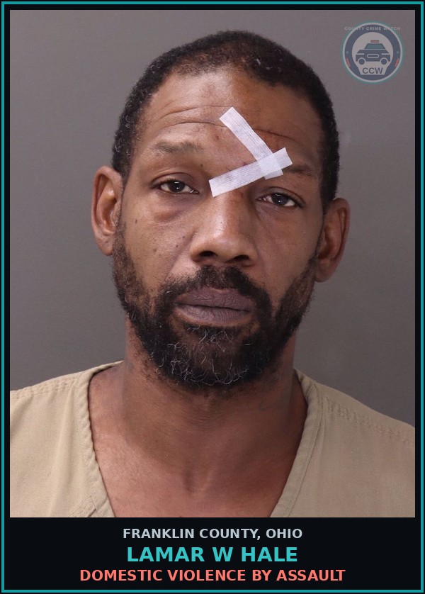 Booking mugshot of Lamar W Hale in Franklin County