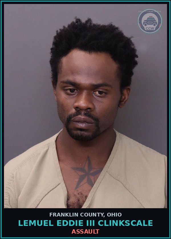 Booking mugshot of Lemuel Eddie Iii Clinkscale in Franklin County