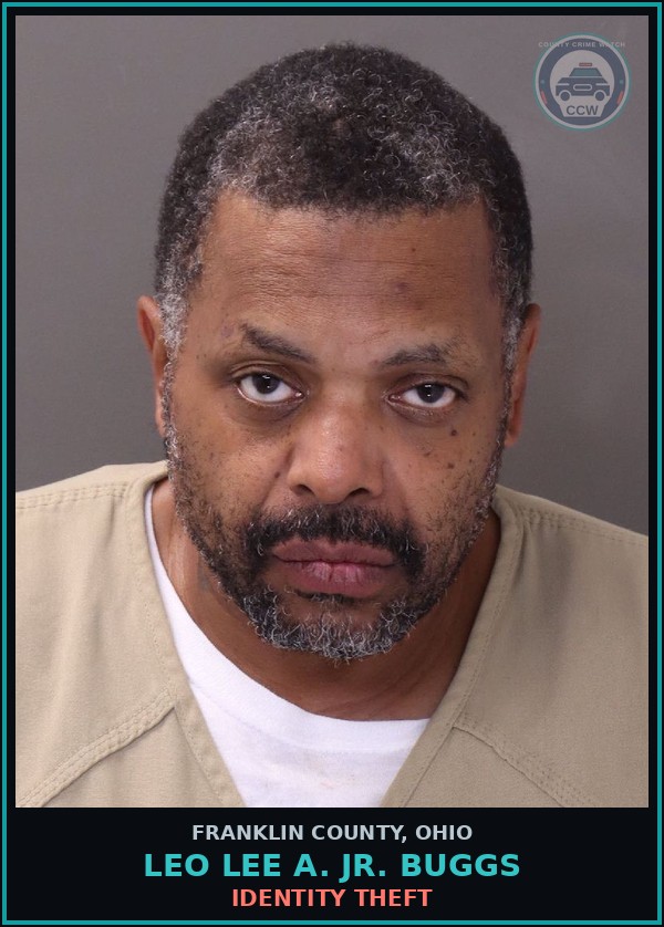 Booking mugshot of Leo Lee A. Jr. Buggs in Franklin County