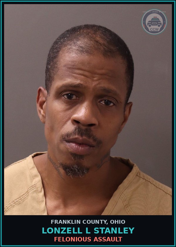 Booking mugshot of Lonzell L Stanley in Franklin County