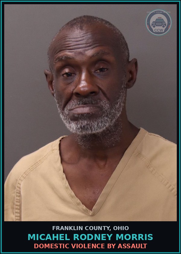 Booking mugshot of Micahel Rodney Morris in Franklin County