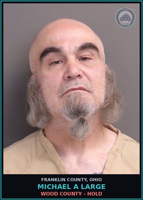 Booking mugshot of Michael A Large in Franklin County