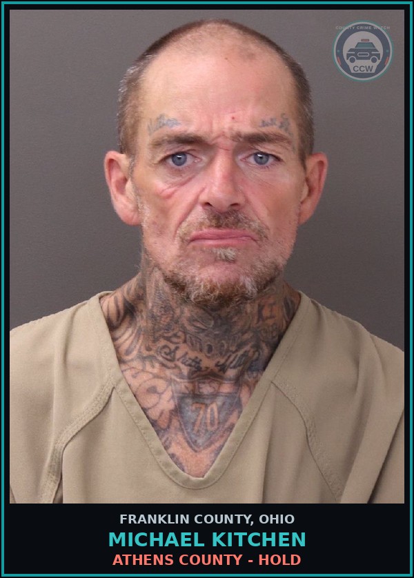 Booking mugshot of Michael Kitchen in Franklin County