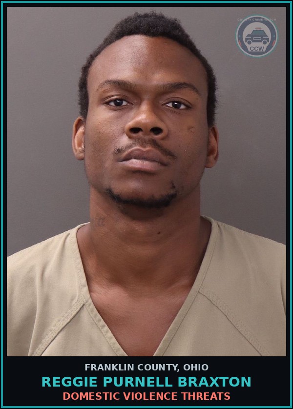 Booking mugshot of Reggie Purnell Braxton in Franklin County